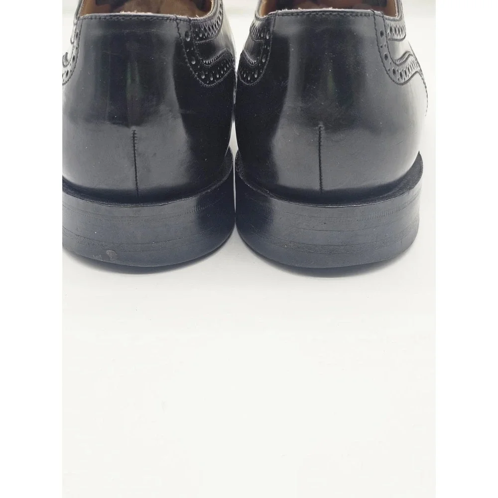 Charles Tyrwhitt Wingtip Brogue Men's Size 9 Black Leather Oxfords Dress Preppy